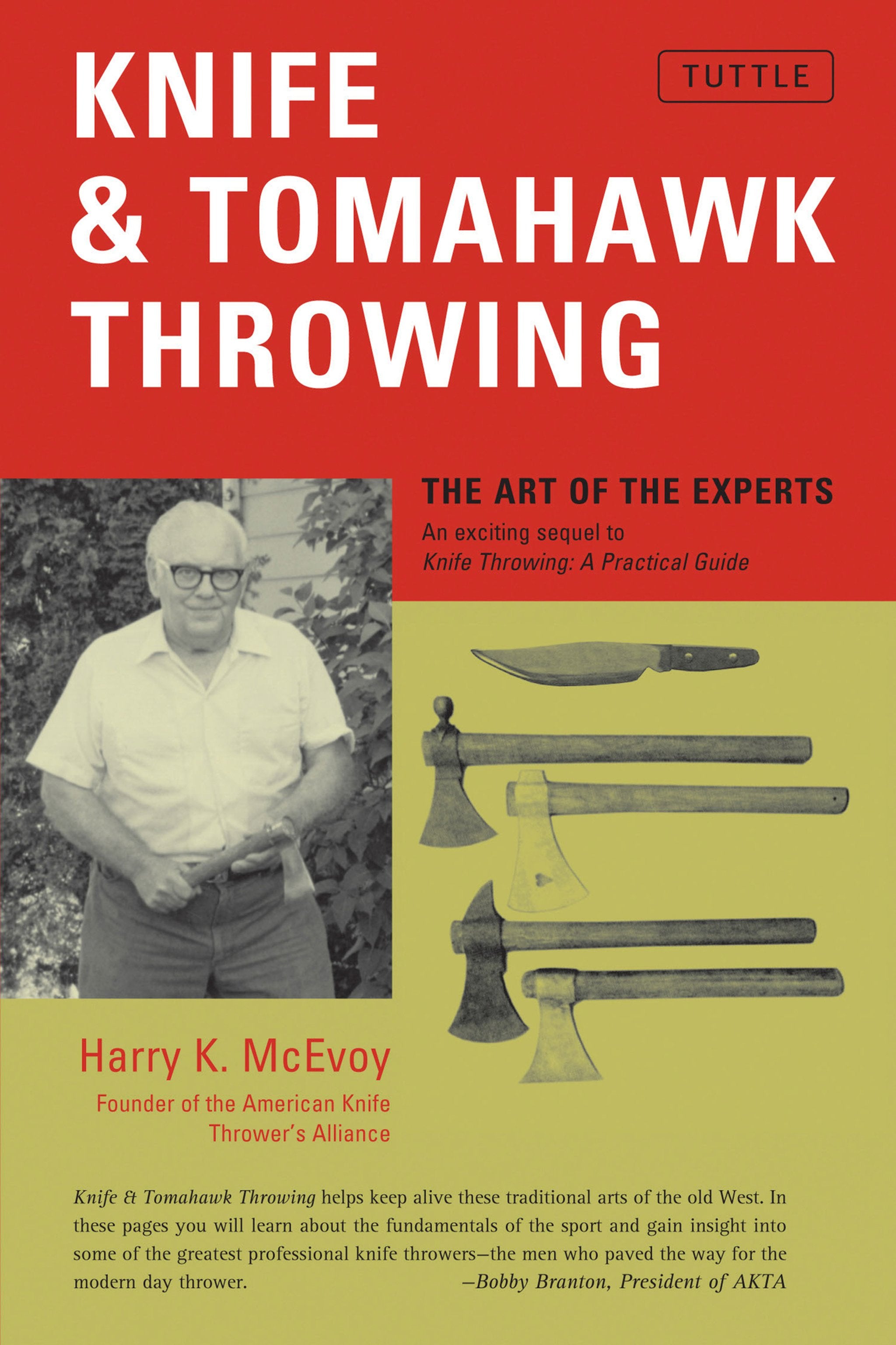 Cover image for Knife & Tomahawk Throwing ISBN 9780804859271